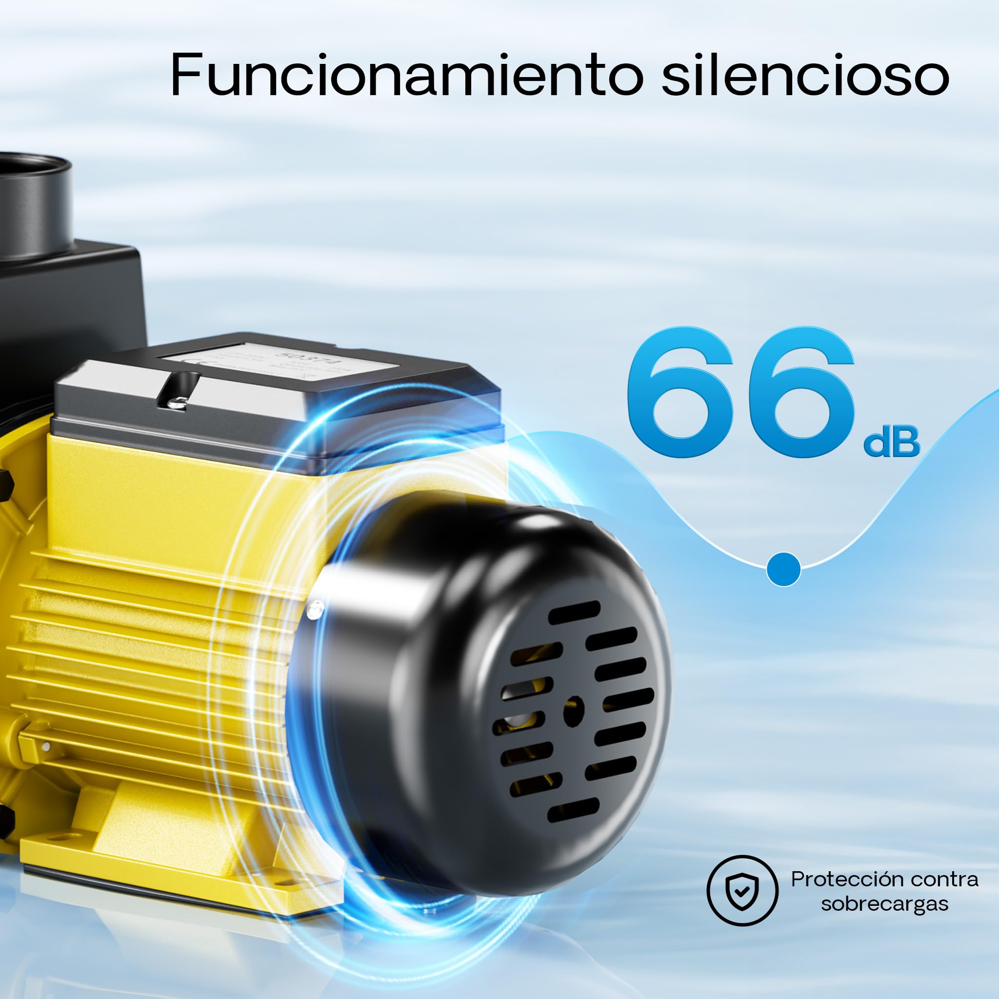 SunSun Bomba de piscina 5000 L/h 220W Bomba de recirculación Bomba de filtro Pool