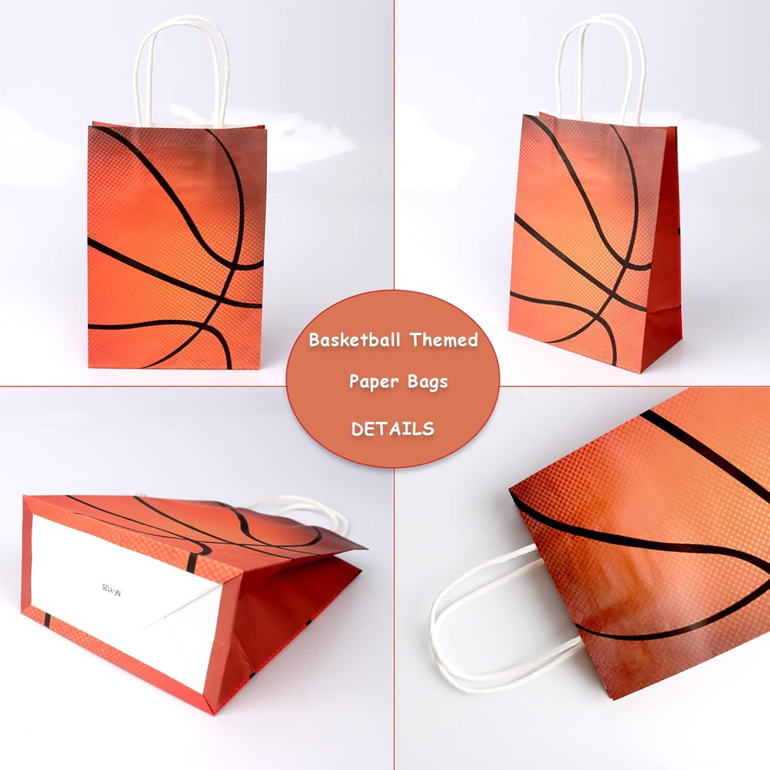 Set di 86 sacchetti regalo per feste di basket, portachiavi con cinturino a scatto, accessori per feste di basket, per ragazze e ragazzi