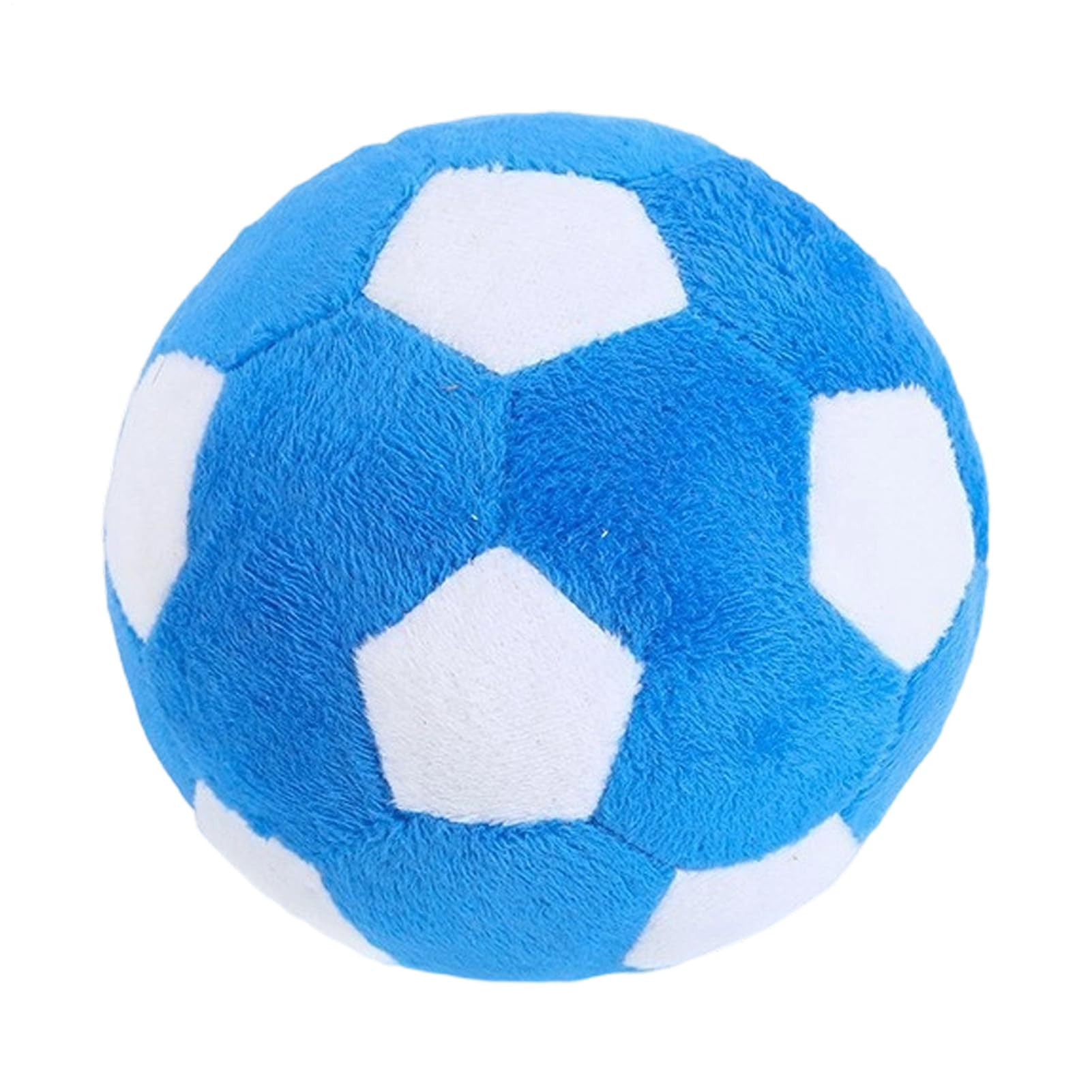 Dog Soccer Ball | Interactive Chewing Squeaky Game | Plush Squeaky Dog Balls | for Indoor Outdoor Play Teething Enrichment Puppy Large Medium Breed