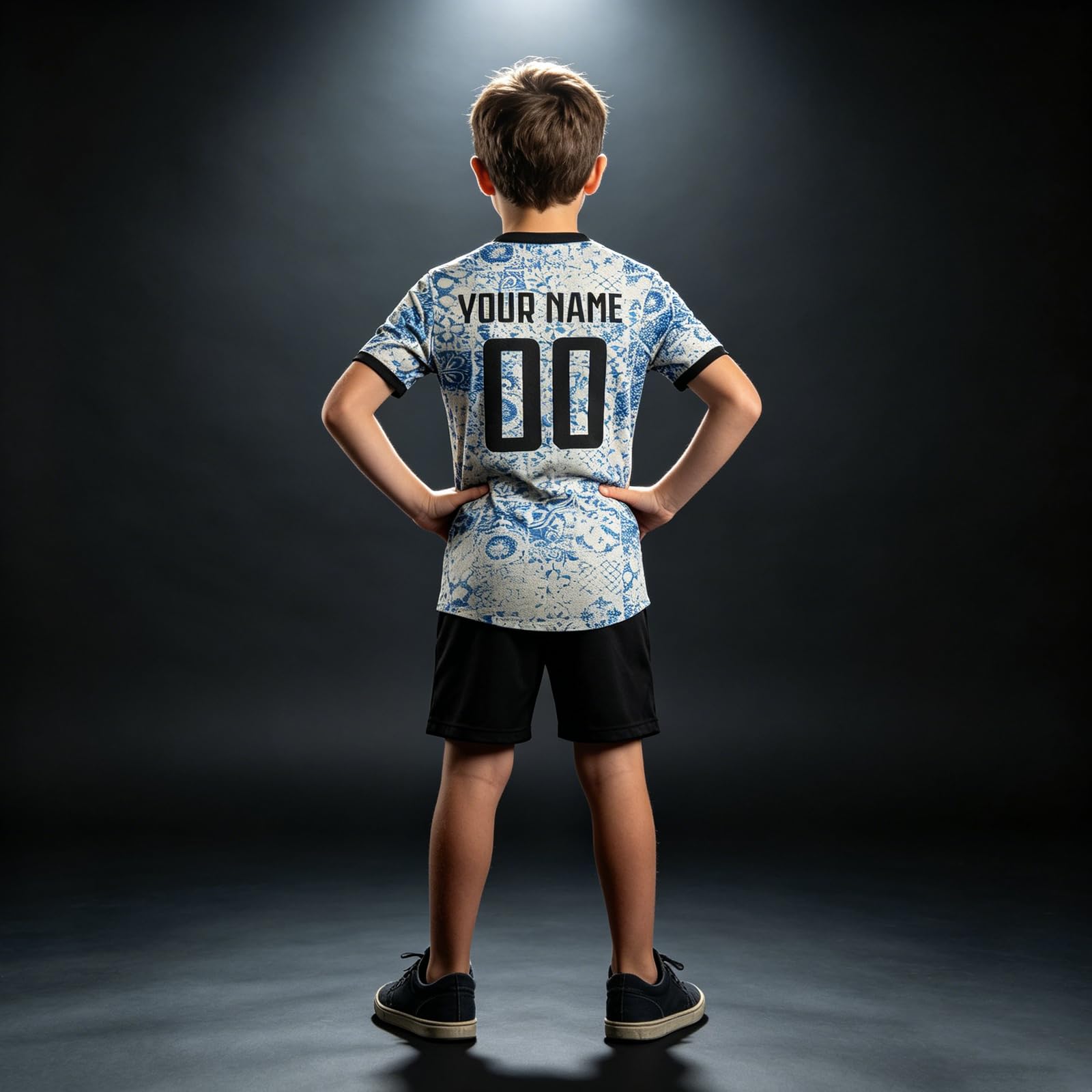 Genérico Camisetas de fútbol Personalizada para el Mundial 2026, Nombre número Camiseta fútbol Personalizada para Hombre Mujer niños