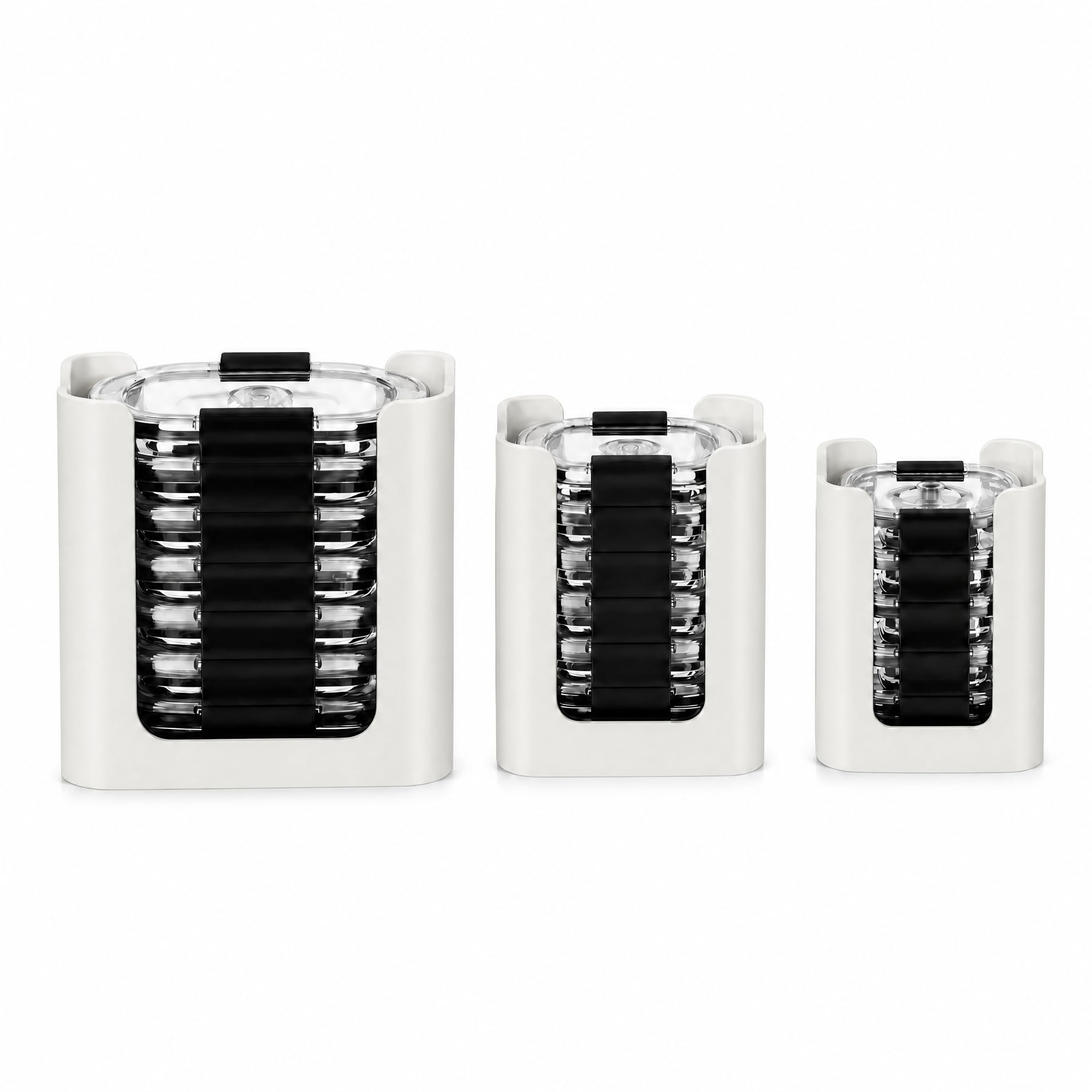 Food Container Lid Organizer for Rubbermaid Brilliance Lid, 3-Piece Lid Organizers for Ca…
