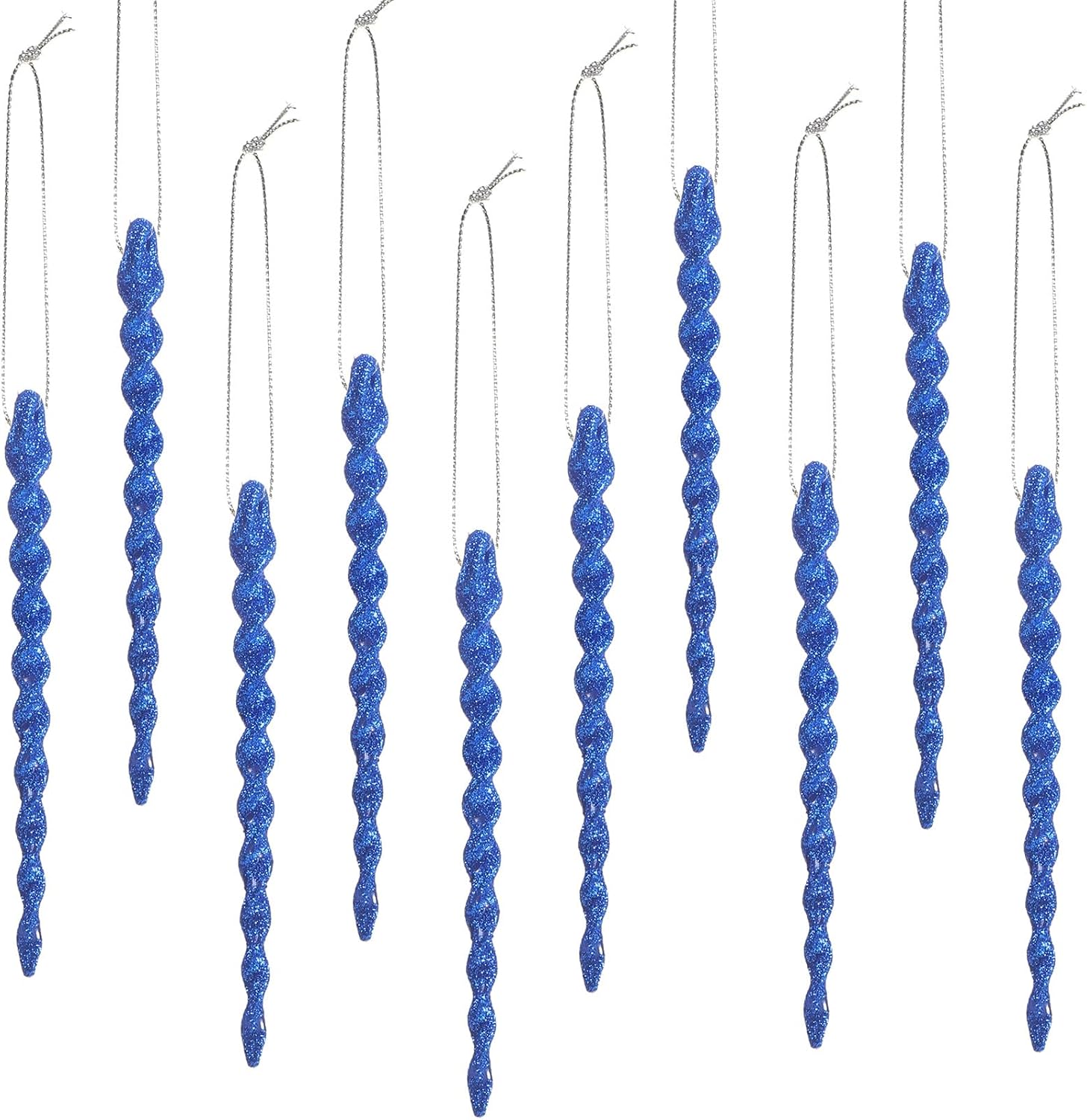 50 Pieces Tree Icicles for Christmas Icicle Ornaments Tree