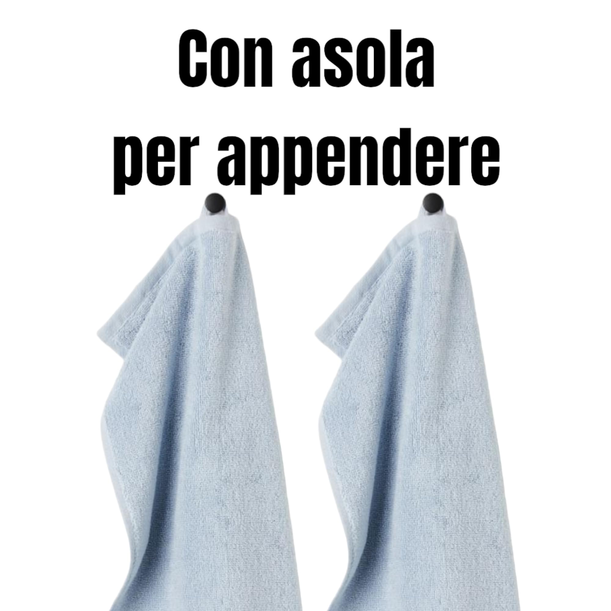 Set asciugamani per asilo. 5 asciugamani per asilo con asola e nome ricamato. Asciugamani personalizzati per bambini (Celeste, Nome)