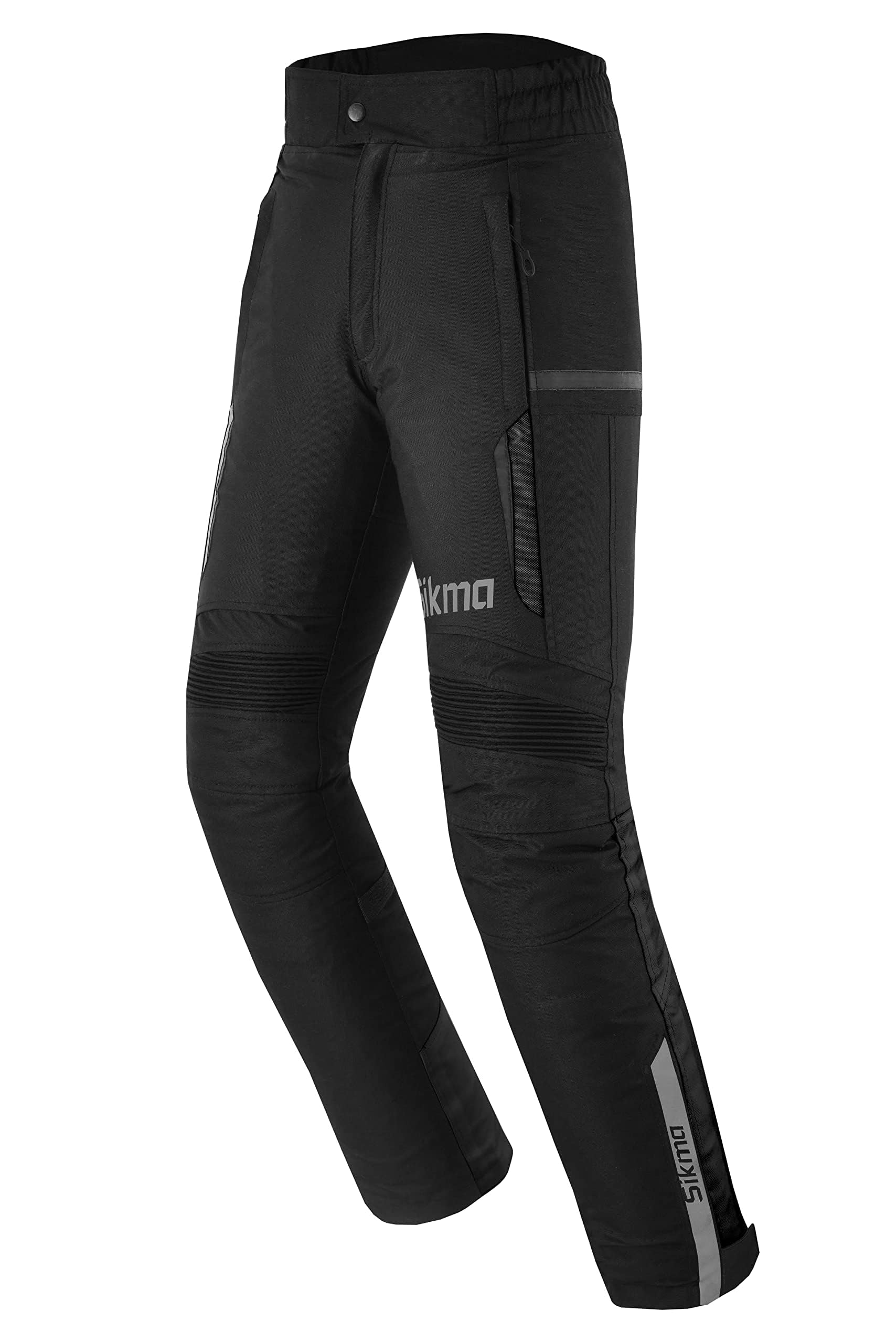 Sikma Men's Motorbike Waterproof CE Armours Trouser Pants Motorcycle Tights (as8, Numeric, Numeric_28, Regular, Regular, Black)