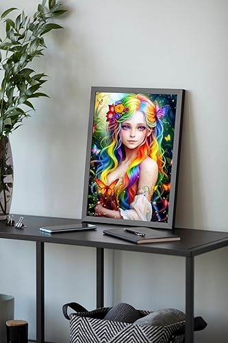 Miniatura 5 de 3DKOR Kit de pintura de diamantes grandes para adultos, 16 x 20 pulgadas, kit de arte de diamantes de imitación para adultos, manualidades de