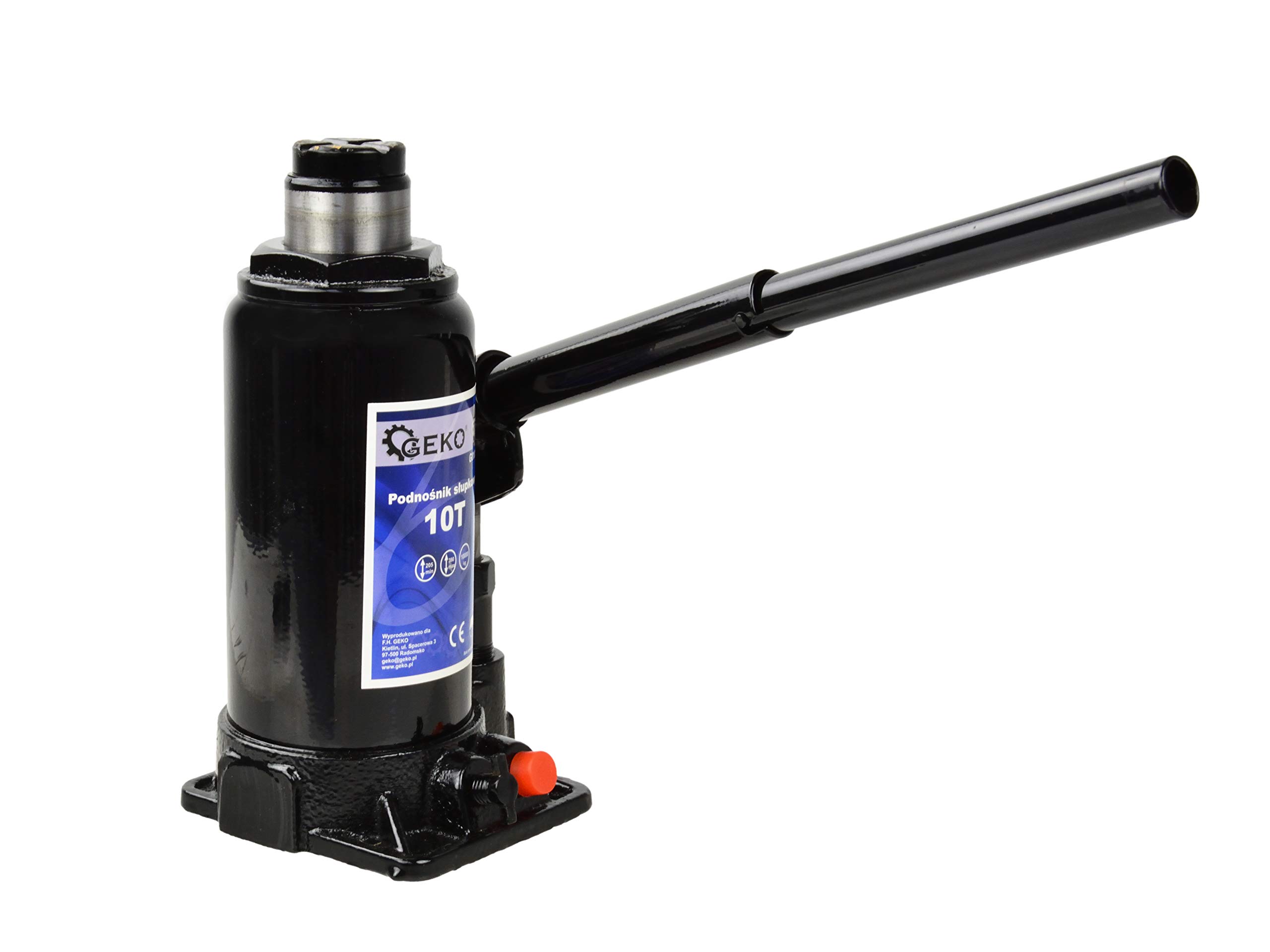 BSD Gato Hidráulico - Elevador de Coche, Gato Hidráulico de Botella para Automóvil, Gato Hidráulico para Coche - 10T