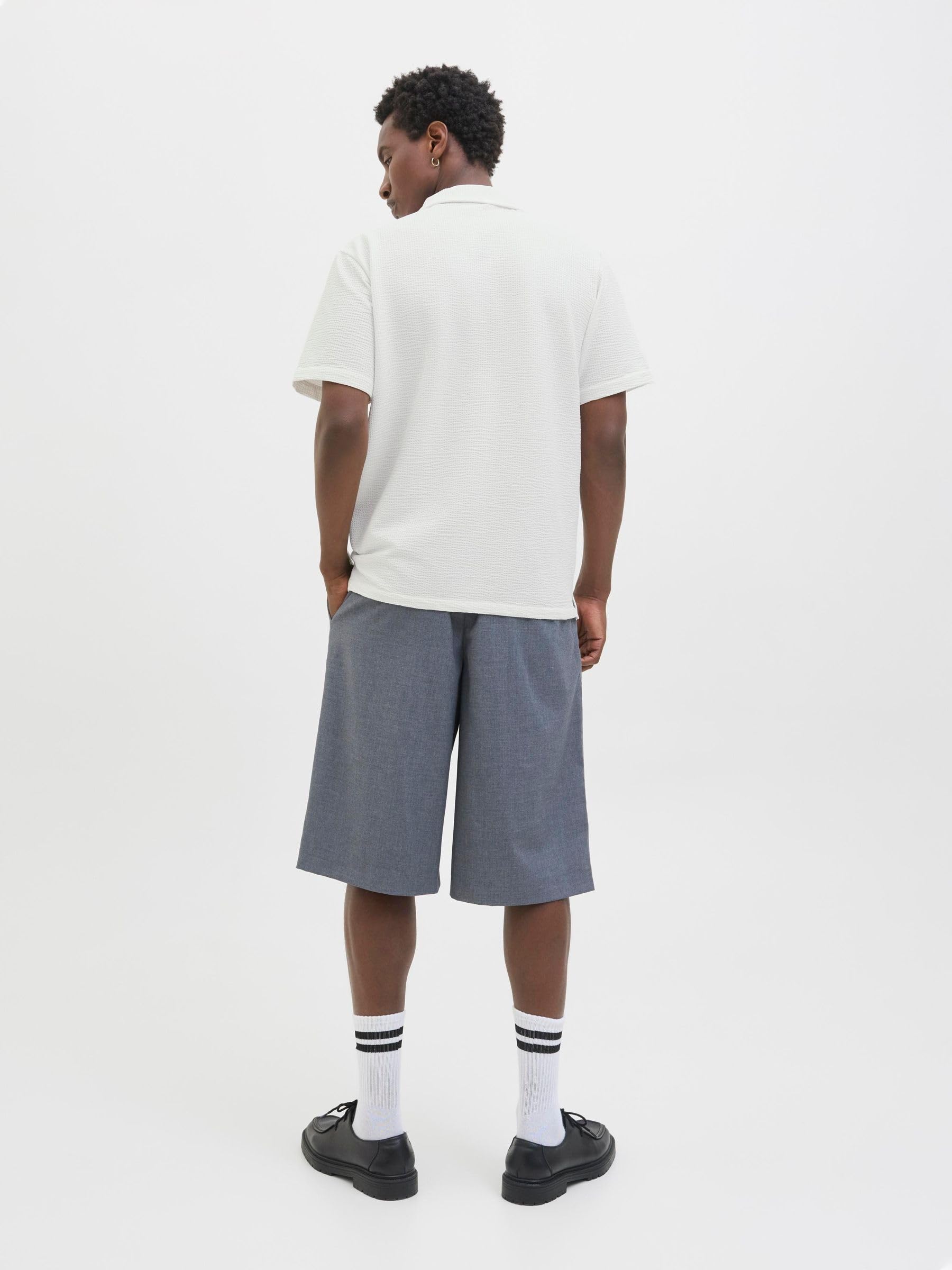 JACK & JONES Jcosago męska koszulka polo z teksturą, Cloud Dancer, XL