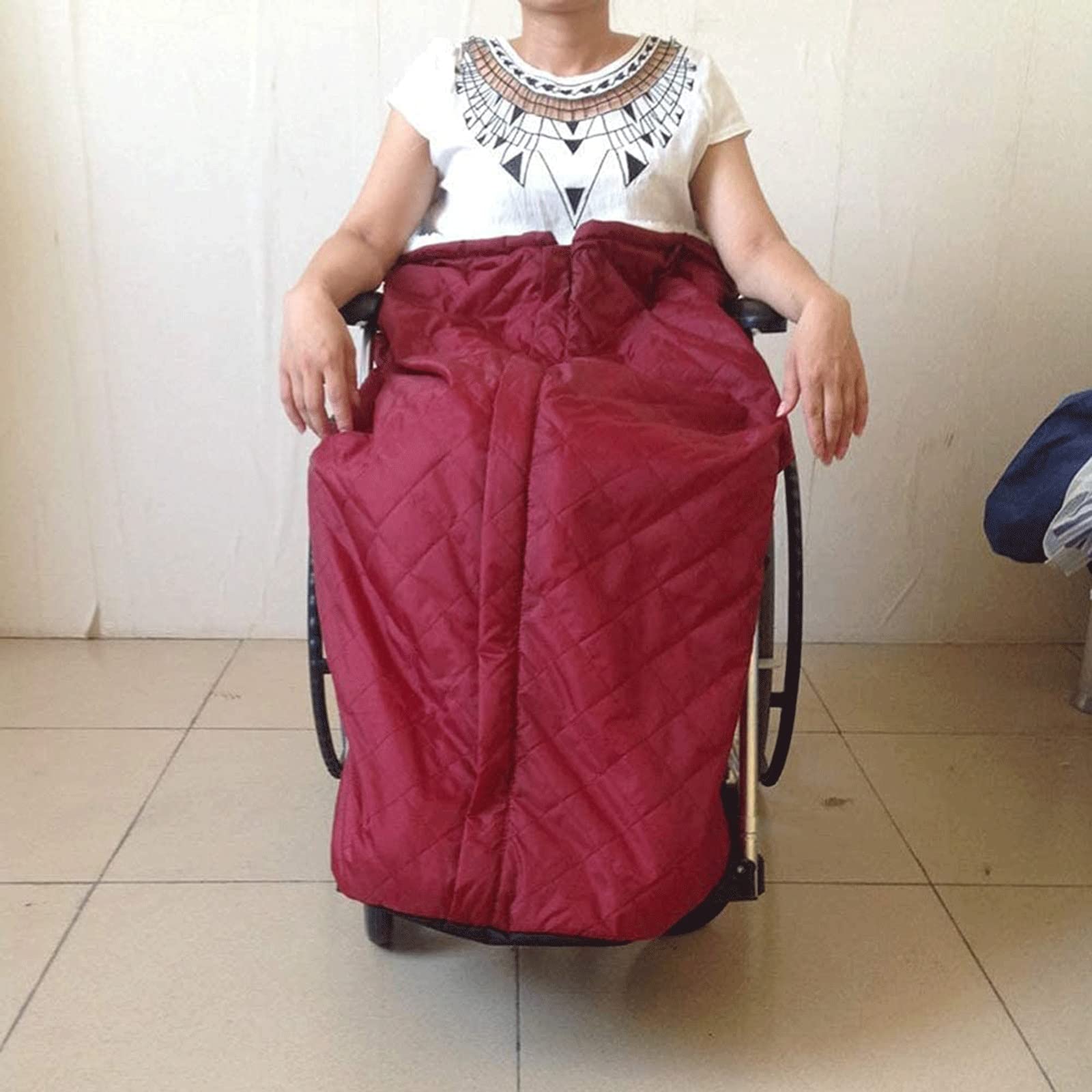 ETELIN Manta para Silla De Ruedas Impermeable con Forro Polar, Forro Polar Impermeable para Invierno Manta Piernas Silla De Ruedas Manta Térmica De Felpa, Accesorio para Silla De Ruedas