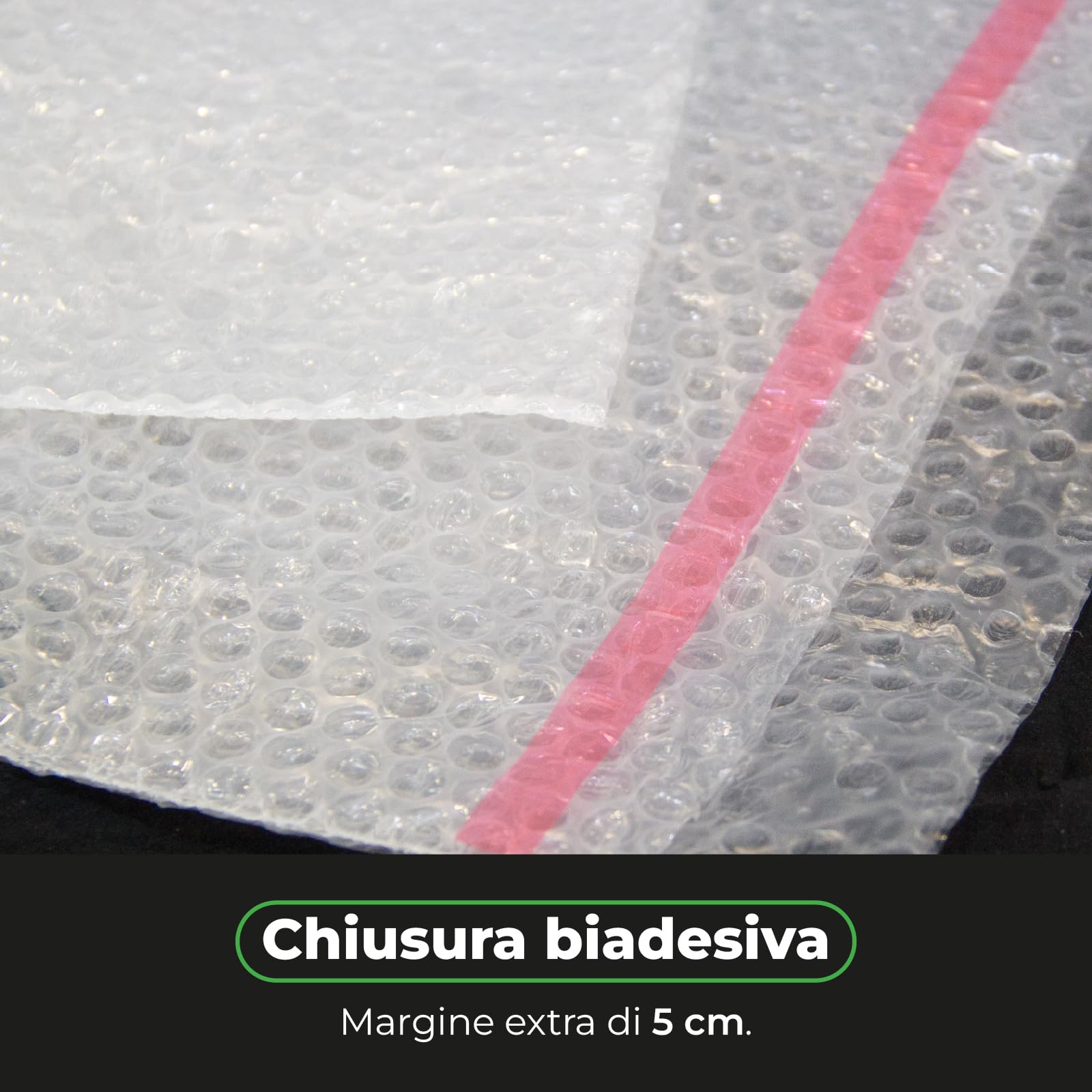 ImballaggiPer Buste Pluriball per Spedizioni 40x50 cm - 100 Sacchetti Antiurto Antigraffio con Chiusura Biadesiva, Alta Resistenza per Imballaggio Piccoli Oggetti, E-commerce e Magazzino