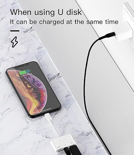 Miniatura 5 de Cámara Micro SD TF lector de tarjetas de memoria Lightning macho a USB3.0 adaptador hembra Cable OTG para Apple iPhone 11 12 Mini Max Pro xs xr x