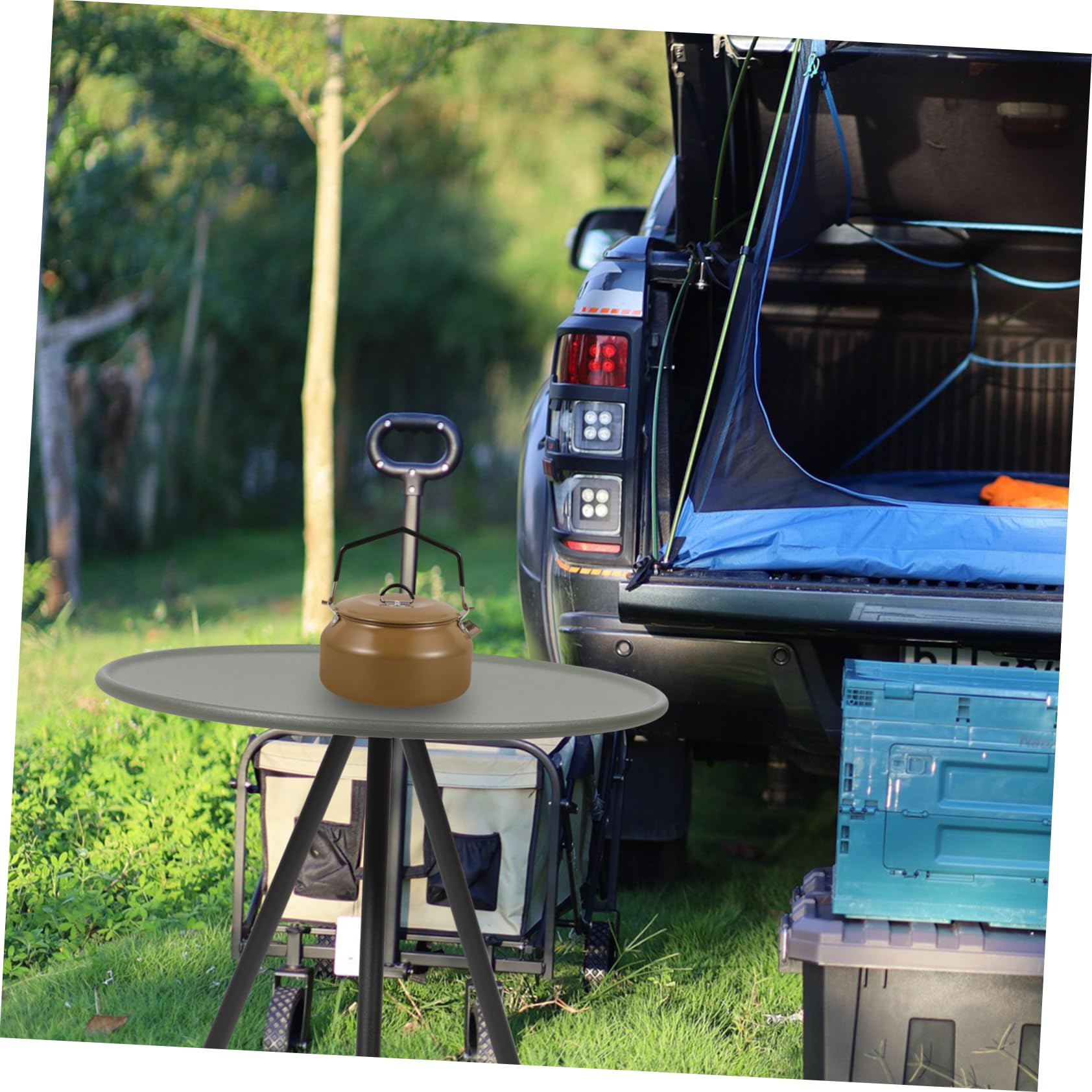 Anneome Tetera De Camping Profesional Hervidor De Agua Inoxidable Accesorios Para Exteriores