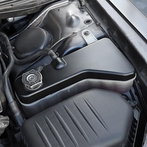 Vista 14 de JWWY Cubierta para compartimento del motor del tanque de refrigerante Challenger para Dodge Challenger Charger Chrysler 300c Accesorios 2011-2025+