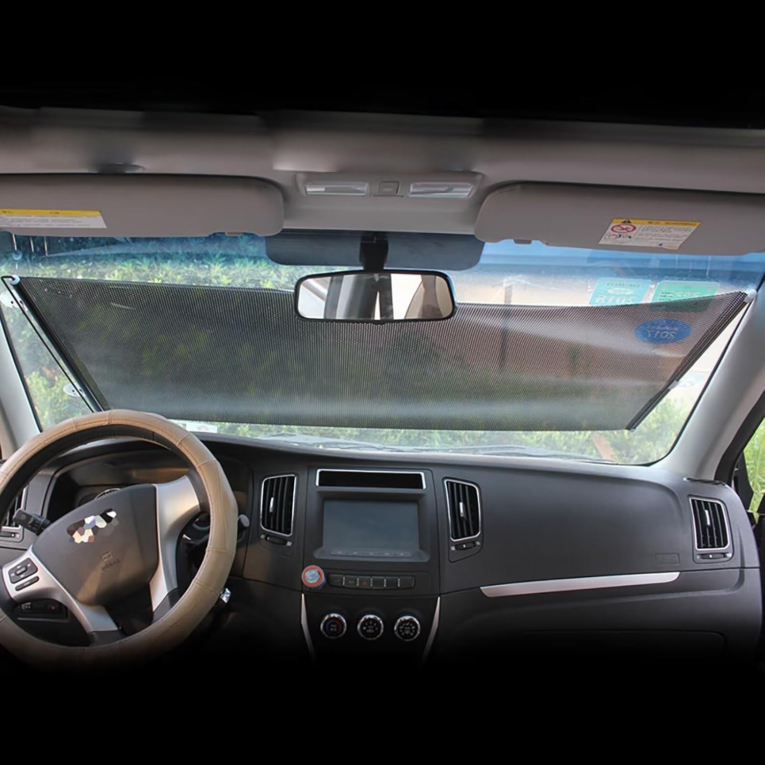 Lot De 2 Rideaux Voiture Occultants Thermiques, Store Pare-Soleil Ventouse
