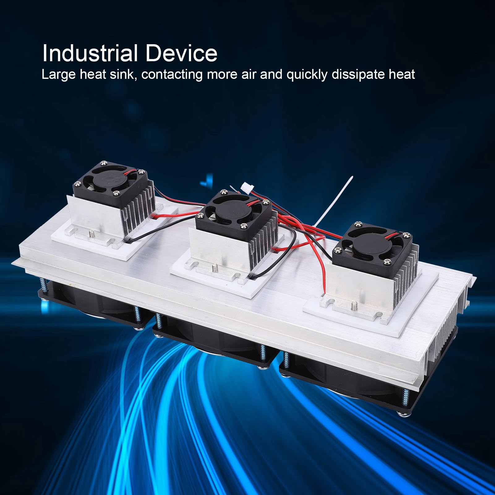 Halbleiter-Kühlmaschine 12 VDC 180 W mit 3 12705-Chips, thermoelektrischer Peltier-Kühler für kleine Raumkühlung und DIY-Projekte