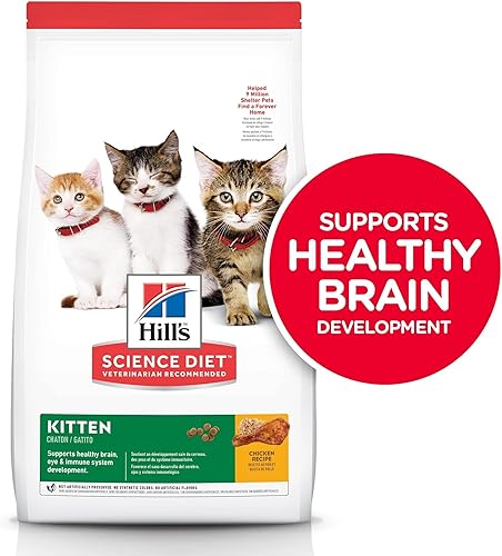 Miniatura 10 de Hills Science Diet Alimento seco para gatos gatito receta de pollo White