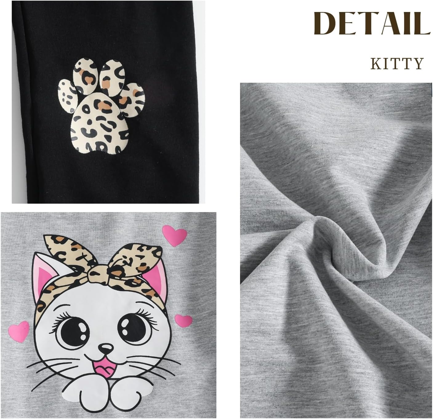 Girls Clothes Sweatshirt Casual Outfit for Girl Leggings 2 Piece Fall Pants Set - Image 5