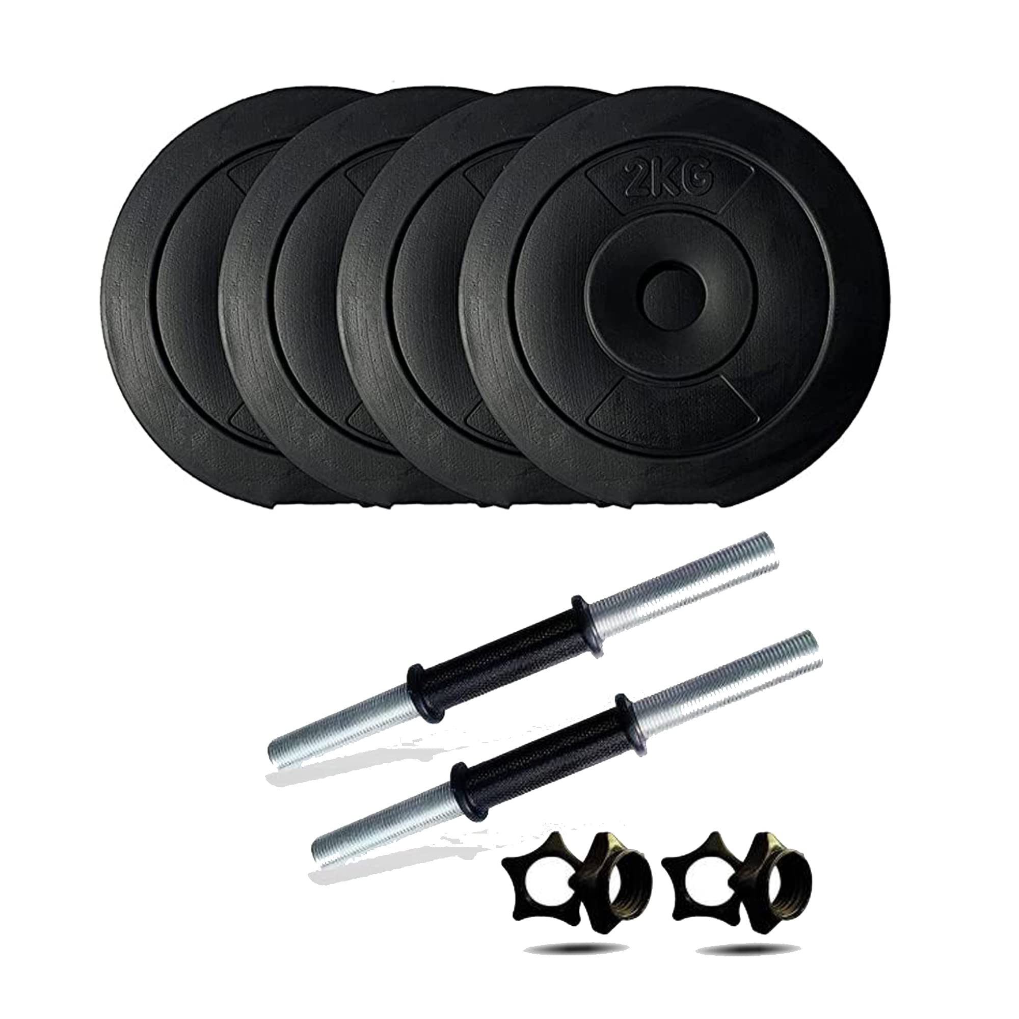 CORSO Home Gym Combo 8Kg PVC Weight Plates Set , Dumbbell Set, Dumbbell Plates, Adjustable Dumbbells, Weight Plates, Home Gym Equipments for Men, Exercise Set (2KG X 4 PVC PLATES) (B09K4JPJ4V) Amazon Price History, Amazon Price Tracker
