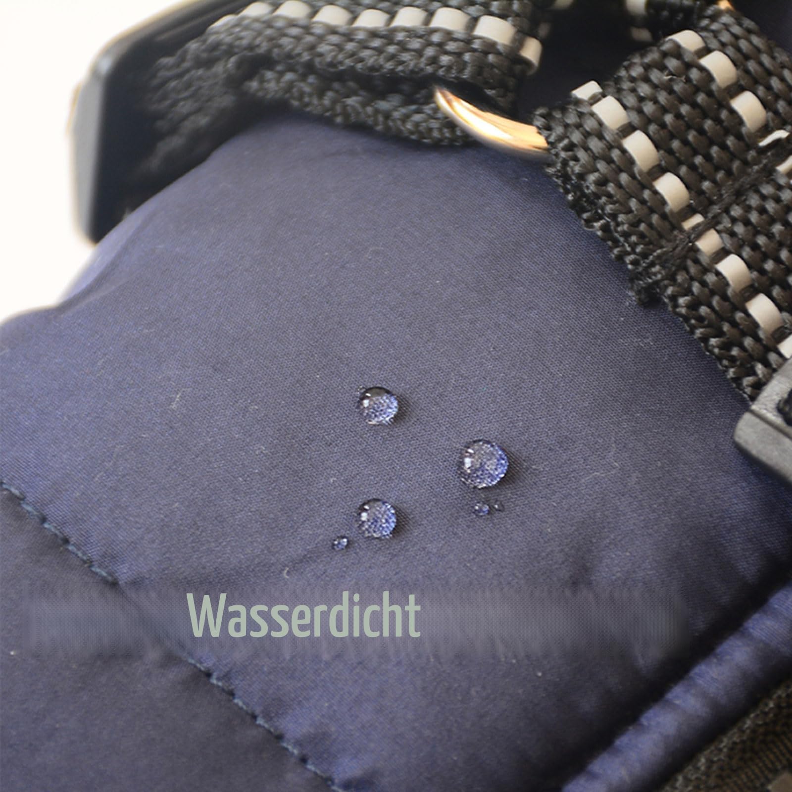 Hundejacke mit Geschirr für kleine Hunde, Hunde-Sportweste für draußen, warmer Haustierwintermantel für Katzen, Welpen, kleine Hunde, Aquamarin