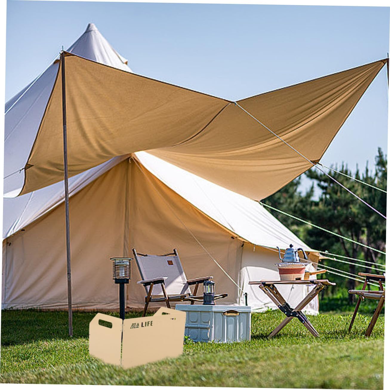 Totority Portable Windproof Camping Cookware Windscreen Stove Shield for BBQ Outdoor Cooking Windproof Tool