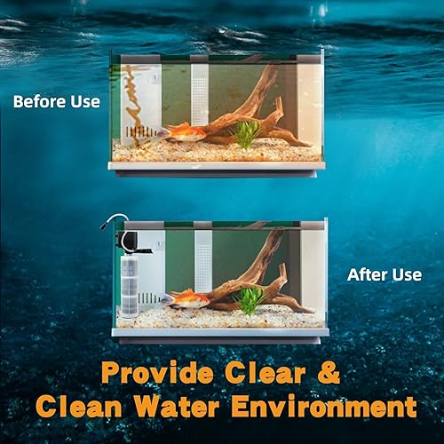 Miniatura 4 de Filtro de acuario para pecera, filtro sumergible para acuario  Filtro de acuario para tanque de peces de 55 galones y 75 galones, 40 a 150 galones,
