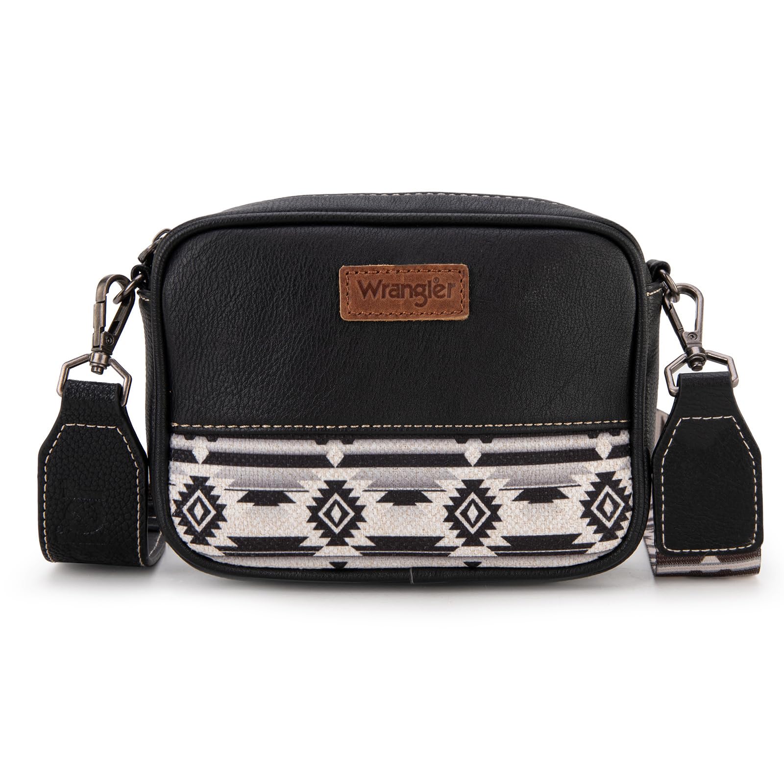 Wrangler Small Crossbody Bags for Women Aztec Mini Purses with Guitar Strap | with Guitar Strap