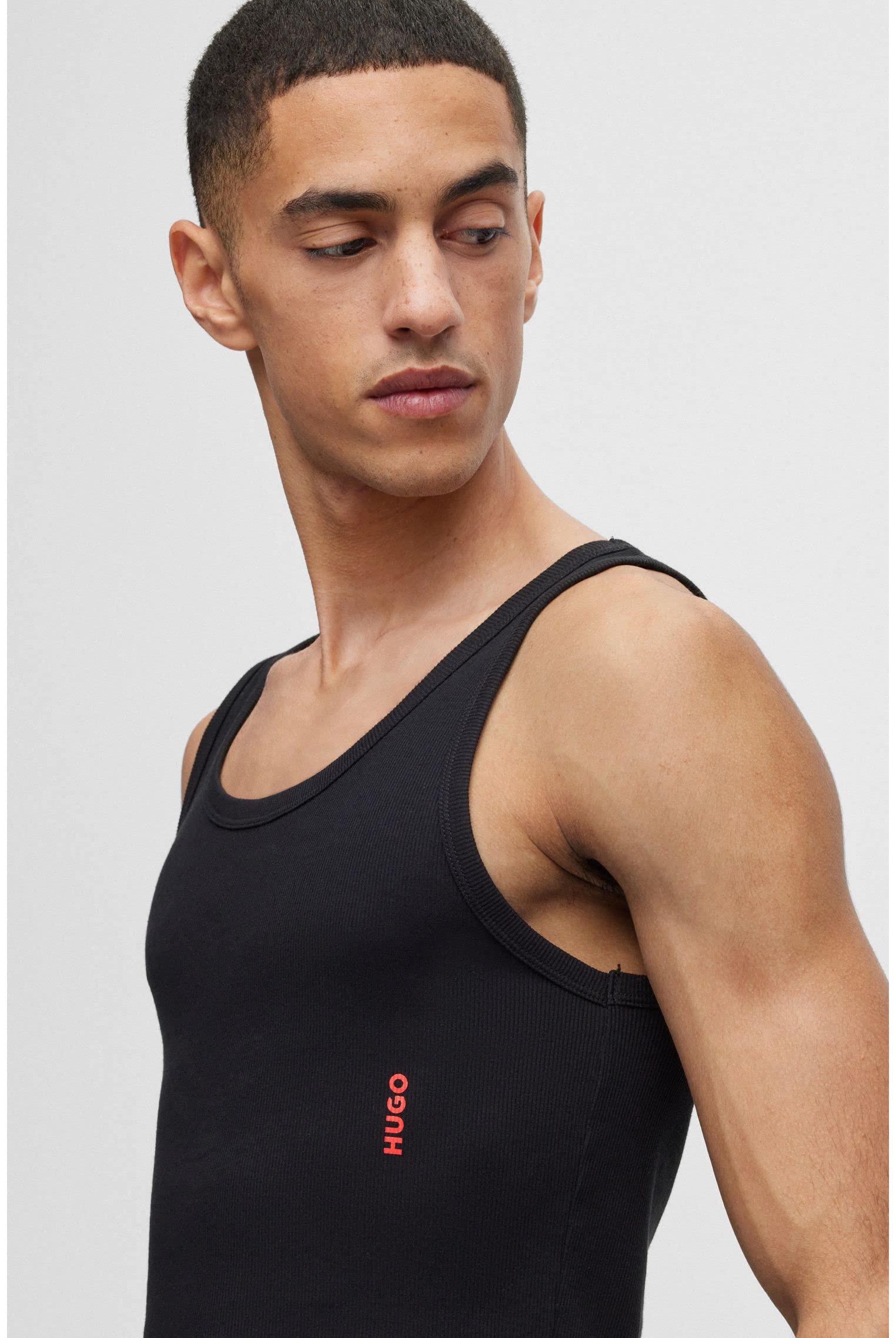 Hugo Tank Top Twin Pack Camiseta de Tirantes Hombre (Pack de 1)