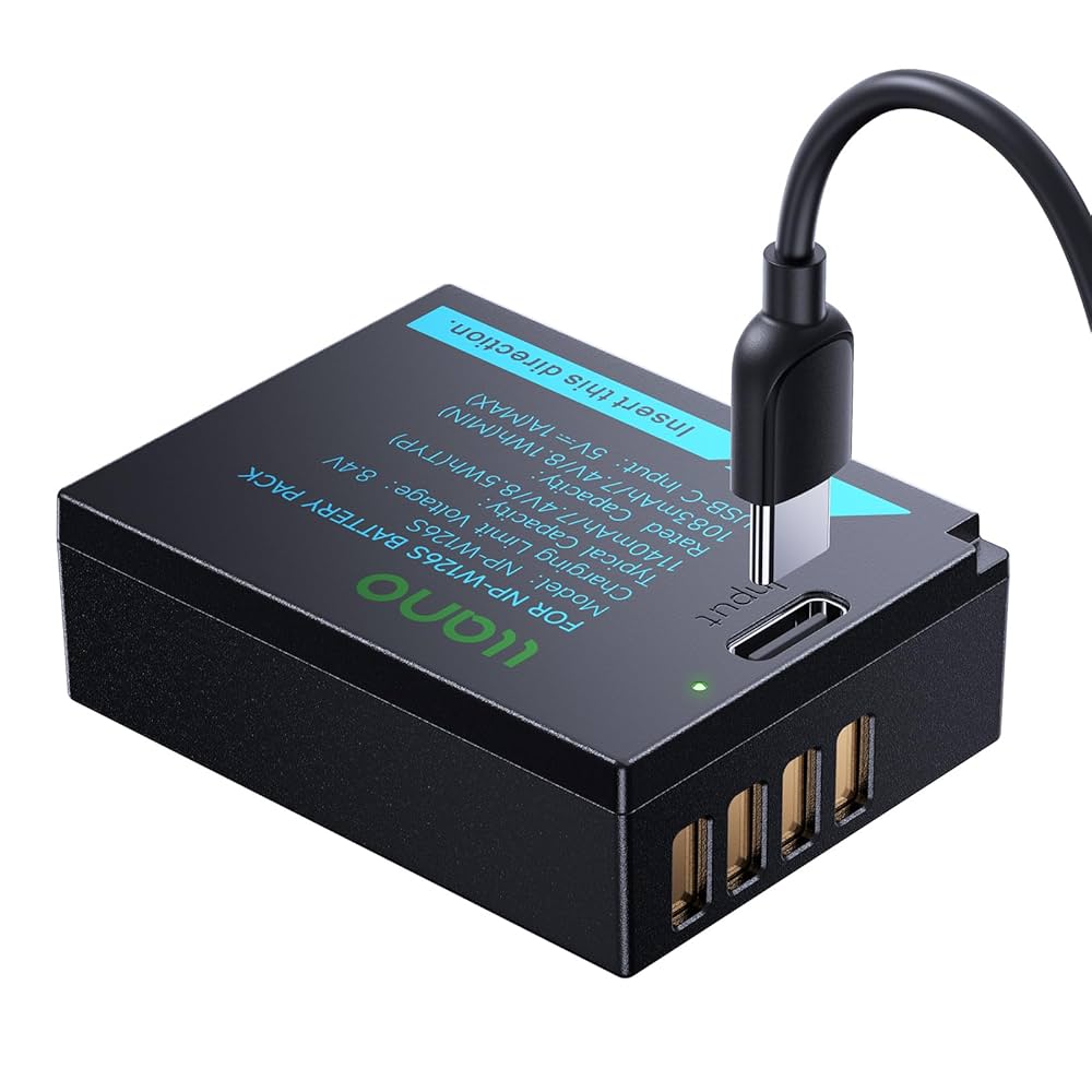 Amazon.com: llano USB-C NP-W126S Battery, Fully decoded for