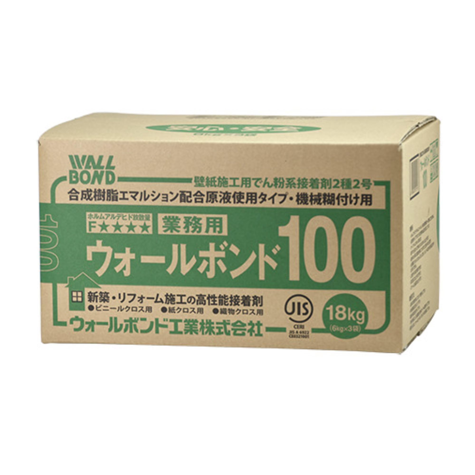 Amazon | ウォールボンド工業 ウォールボンド100 壁紙施工用でん粉系 