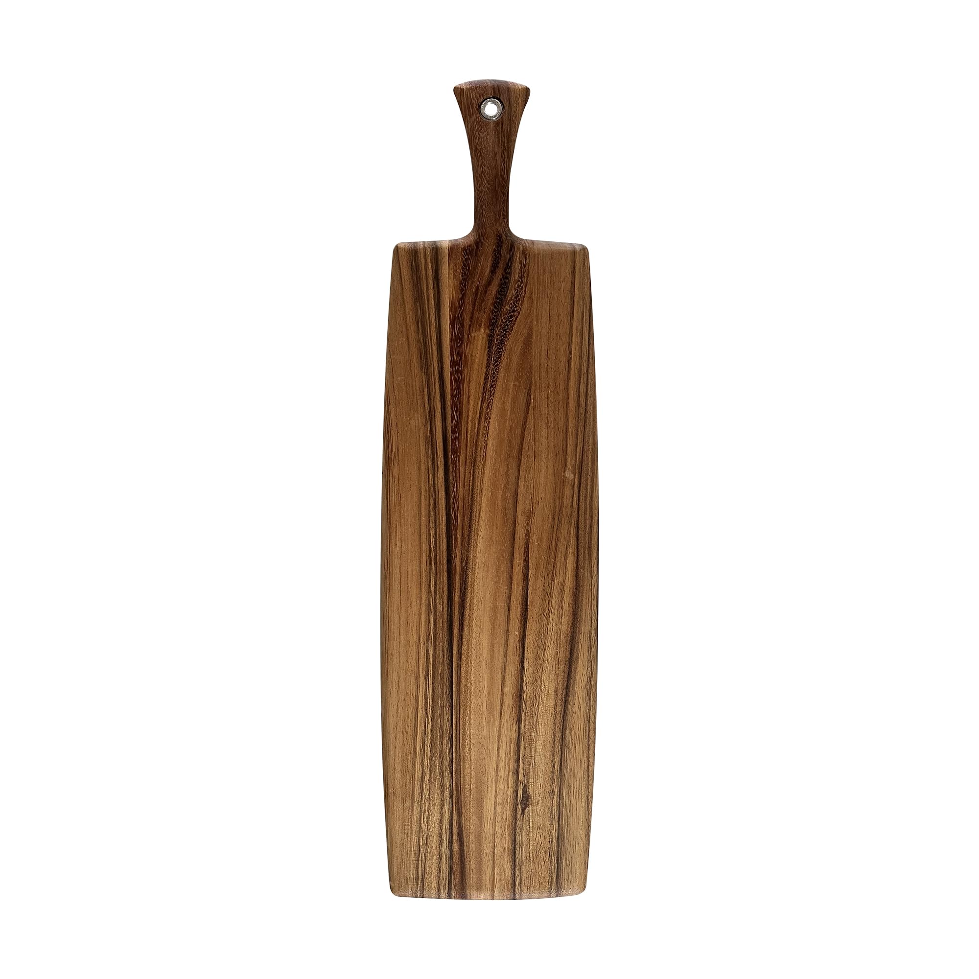 Ironwood Gourmet Acacia Wood Provencale Paddleboard, XL Rectangular Serving Board with Handle