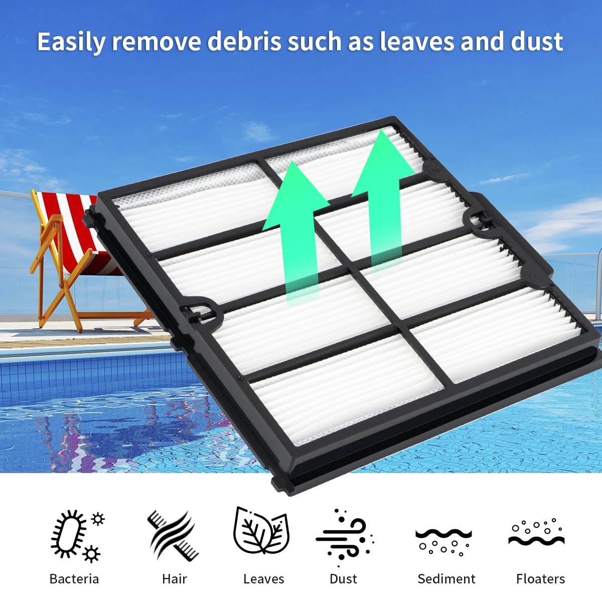 WuYan Poolreinigerfilter – 4 Stück, Kompatibel Mit Dolphin S200, Active 30, M600 & Mehr, Teilenummer 9991467-R4