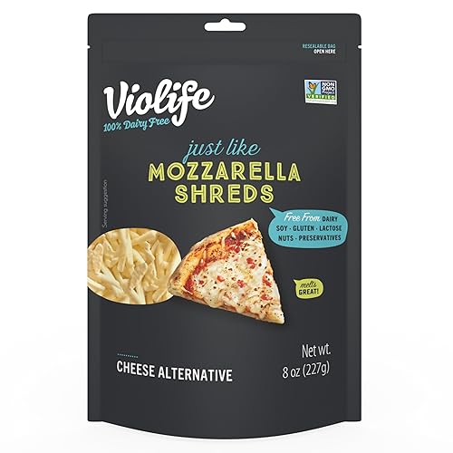 VIOLIFE Just Like Mozzarella - Trituradores de mozzarella, 8 onzas
