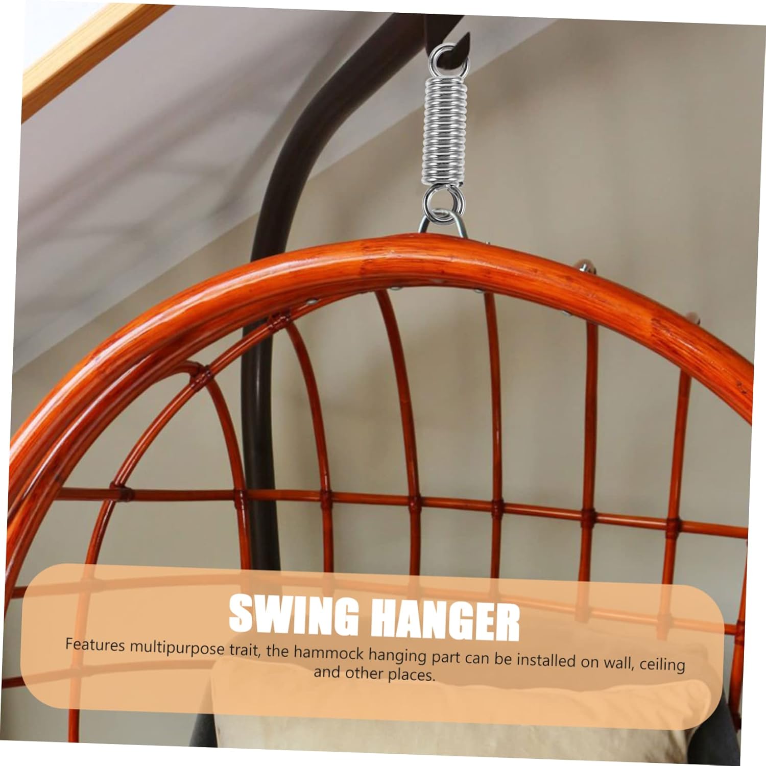 1Set Heavy Duty Hammock Hanger Set Durable Multi Purpose Hanging Parts for Swings Chairs Bags High Hardness Versatile Installation for Indoor