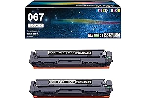 067 Black Toner Cartridge 2 Pack - LBP632CDW Replacement For Canon 067...