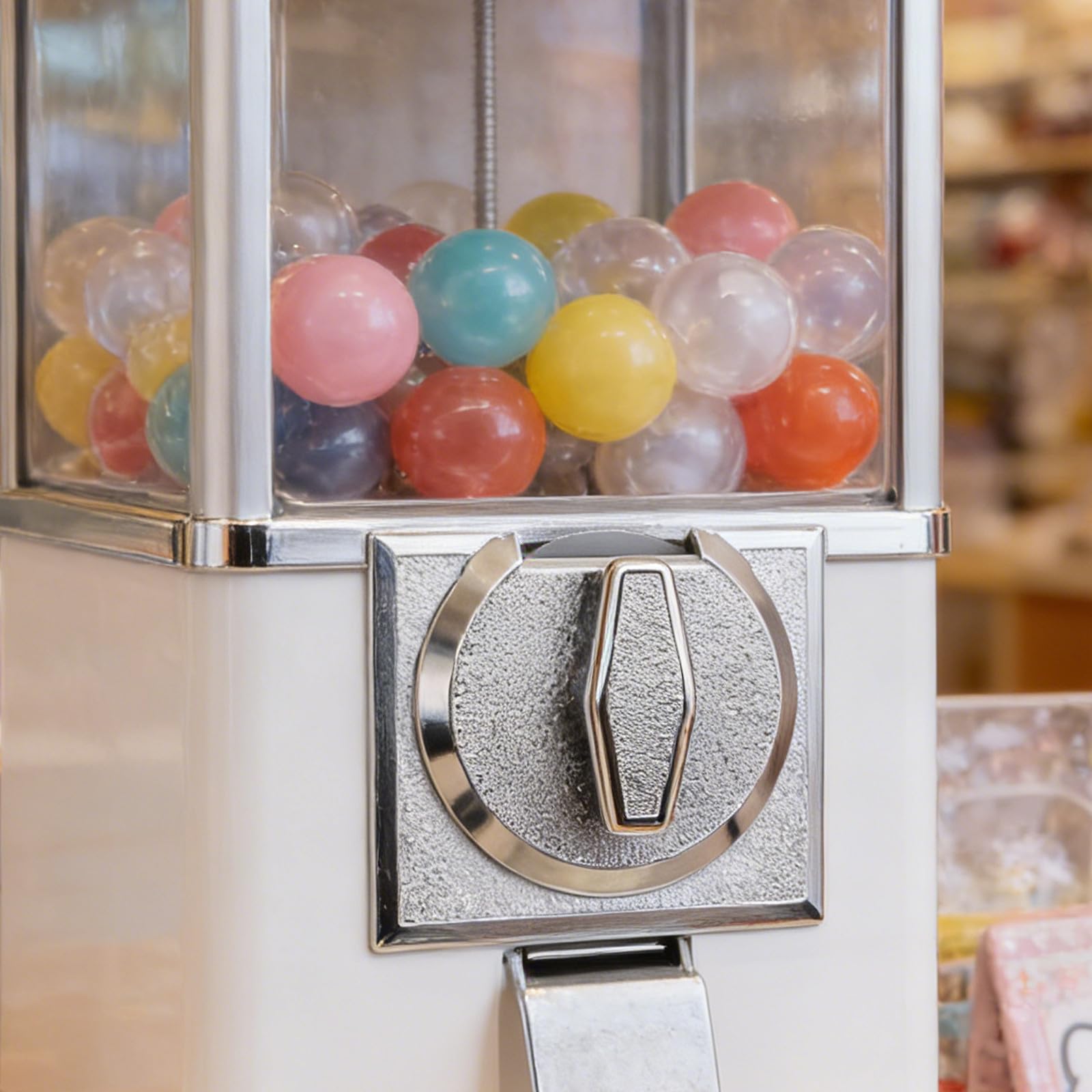 Selector de monedas mecánico de repuesto, mecanismo de máquina expendedora, piezas de puerta de dispensador de premios para máquinas recreativas con dispensador de dulces sin monedas ni