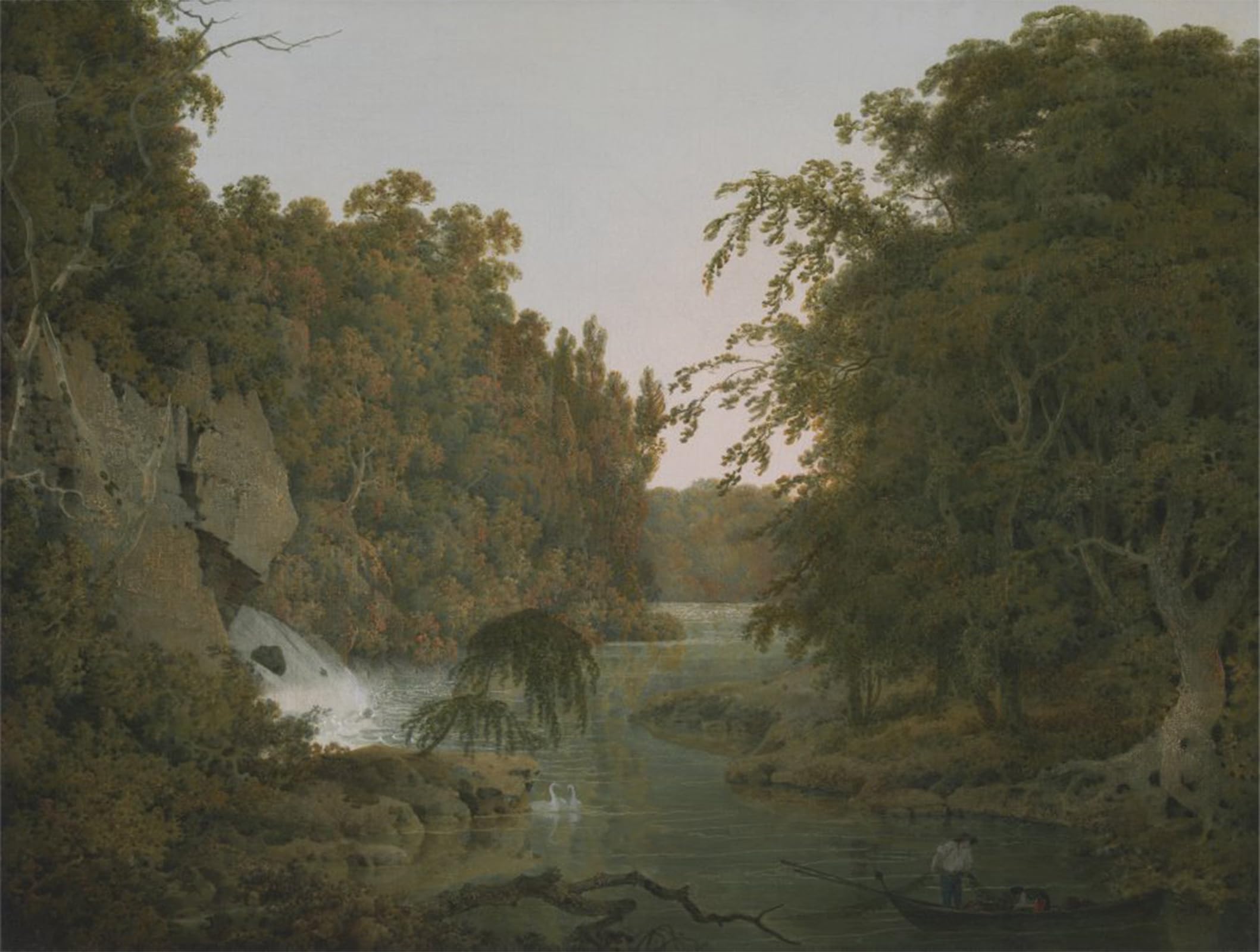 ARTXLXXBN Famous Print Painting Colorful Art Print Dovedale by Wright of Derby Canvas Art Decorations for Home Decor 60x90cm