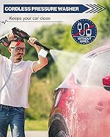 Vista 7 de Cordless Pressure Washer - MAX 1250 PSI Battery Powered Pressure Washer, 21V Portable Cordless Power Washer with Rechargeable 4.0Ah Battery for