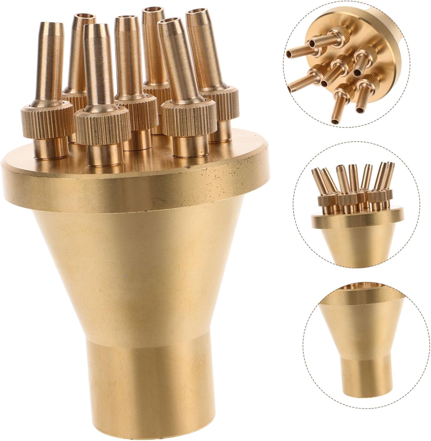 Fountain Sprayer Nozzle Garden Landscape Water Feature Head for Ponds Pools and Fountains Easy Installation Durable Construction