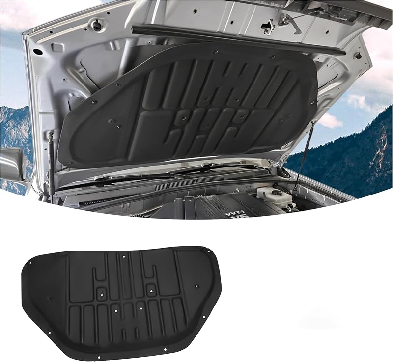 Soundproof Mat Compatible with 2024-2026 Toyota Tacoma 2025 2026 4Runner Hood Insulation Pad Mat Sound Deadening Pad Replacement for Tacoma 4Runner Accessories
