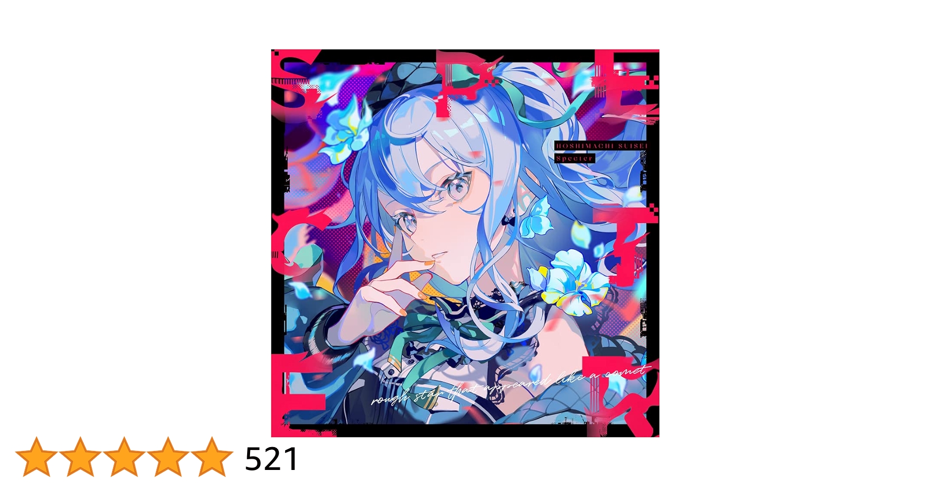 ホロライブ 星街すいせい クリアポスター（フレーム付き）、CD