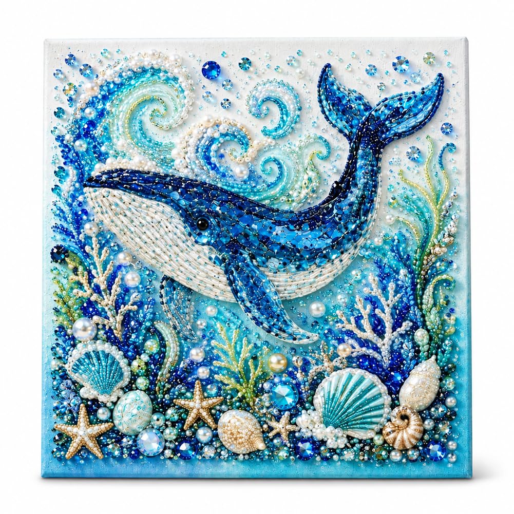 Ocean Pearl Art DIY Kit, Octopus 3D Mosaic Wall Decor