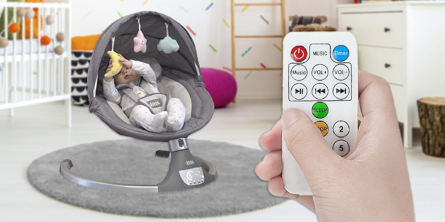 Buy Nova Baby Swing for Infants Motorized Portable Swing, Bluetooth