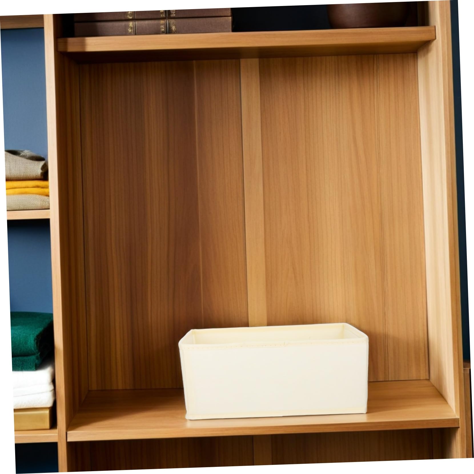 Ipetboom 6pezzi Organizer Biancheria Intima Divisori Tessuto per Calzini Sciarpe Salvaspazio Armadio Cassetto Contenitori Organizer per Vestiti Riporre