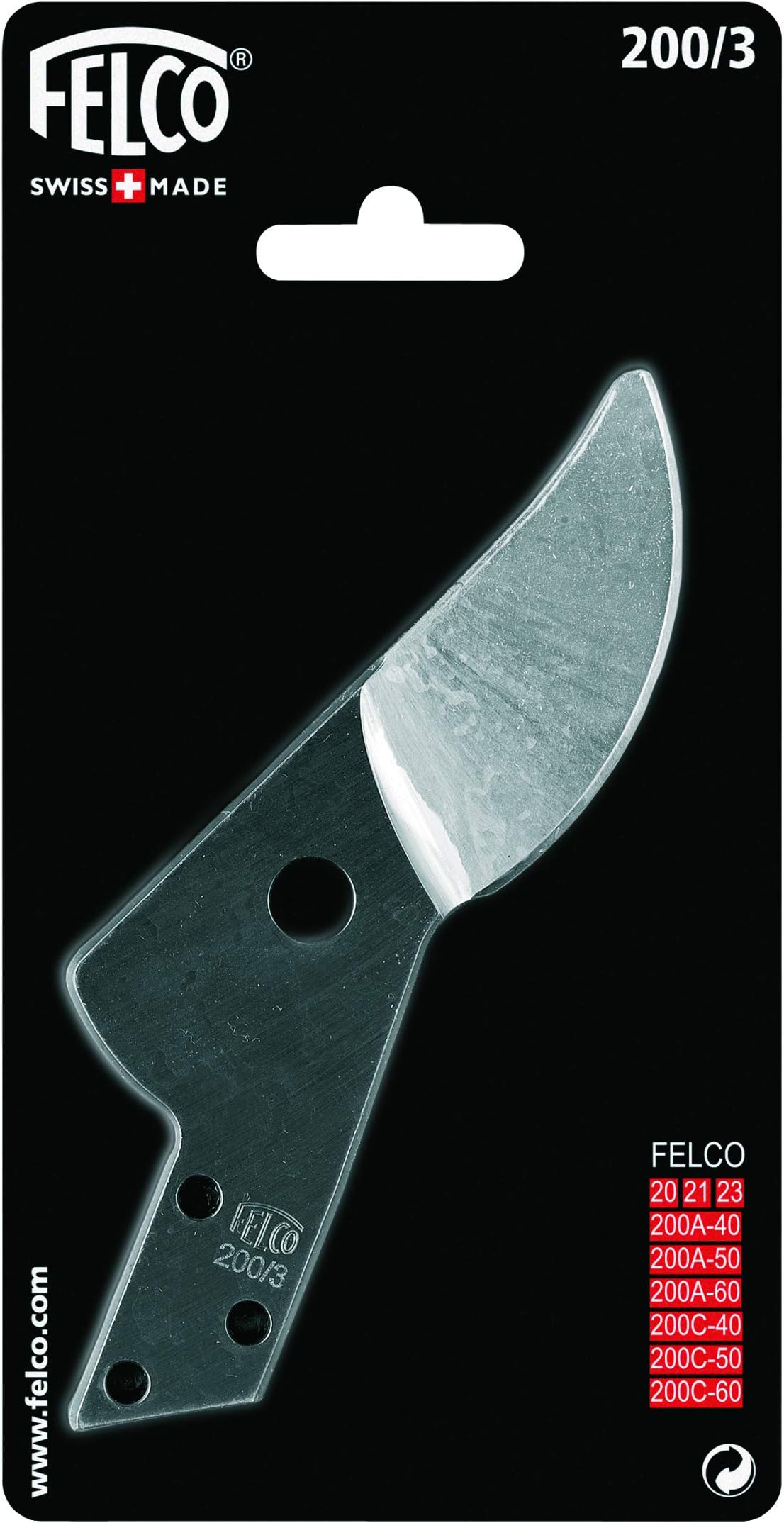 Felco Hand Pruner Replacement Blade (200/3) - Spare Cutting Blade for Garden Pruning Bypass Loppers (Single Pack)
