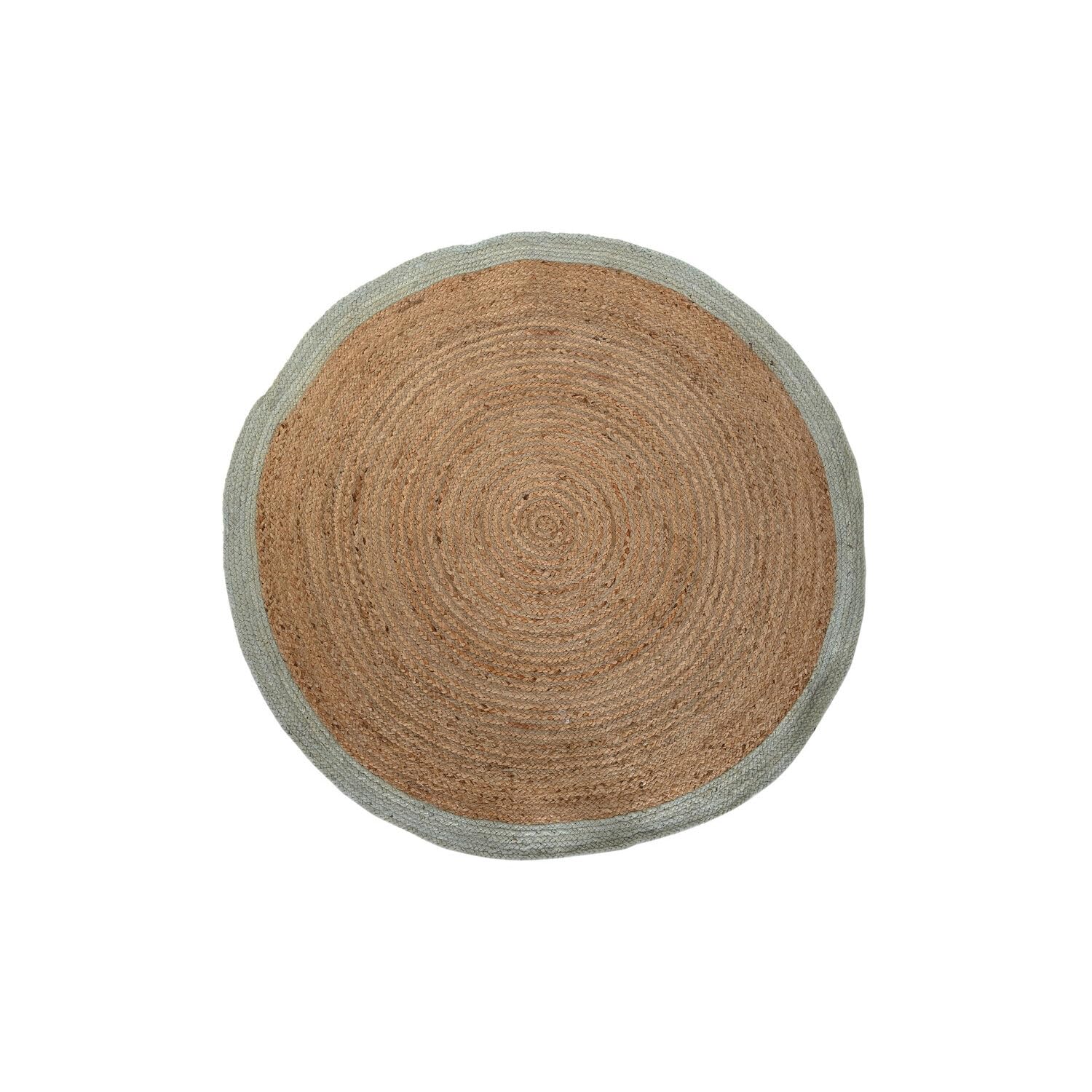 Tapis en jute et coton épais pour sol froid solution naturelle 150x150