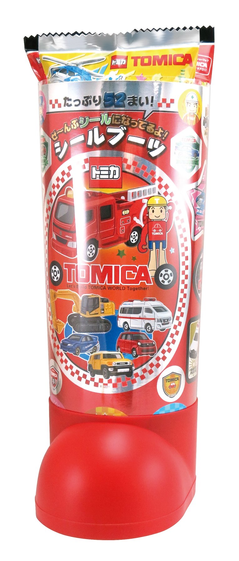 Amazon.co.jp: ハート トミカシールブーツ(菓子5種入) 5個 : 食品