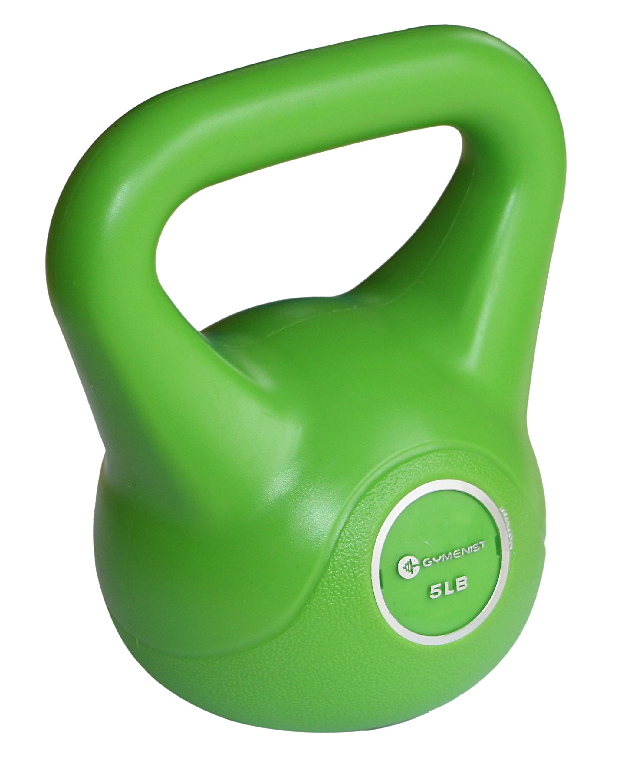 GYMENIST Exercise Kettlebell Fitness Workout Body Equipment Choose Your Weight Size (5 LB)