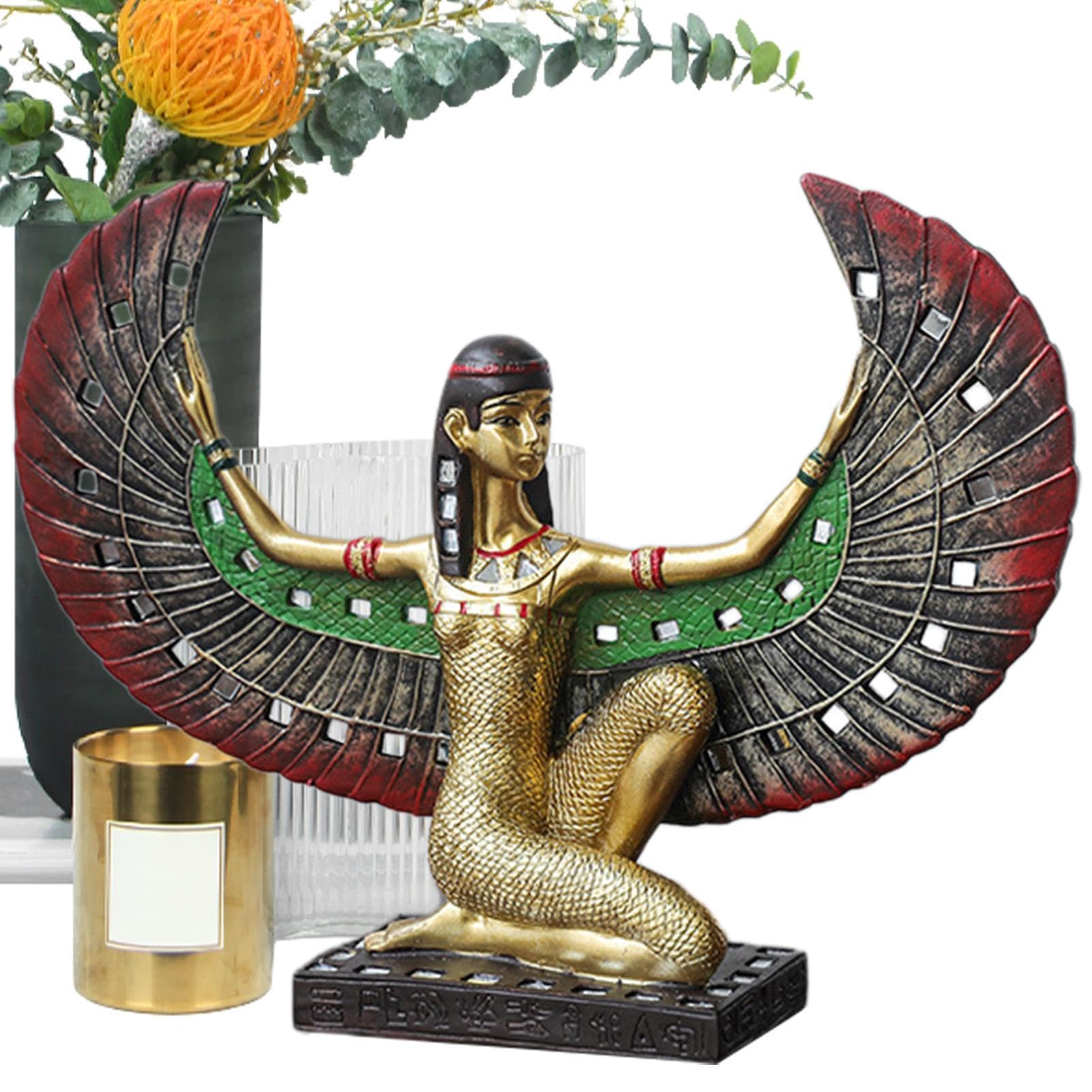 Amazon.co.jp: Aoyitaf 樹脂製エジプト神の像、スフィンクスの置物