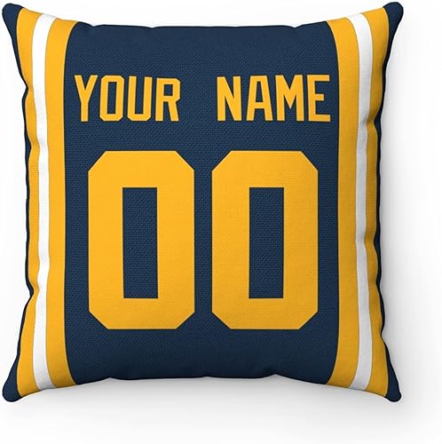 Miniatura 210 de ANTKING 2 paquetes de almohadas personalizadas con cualquier nombre y número para hombres, mujeres y niños Para Cincinnati