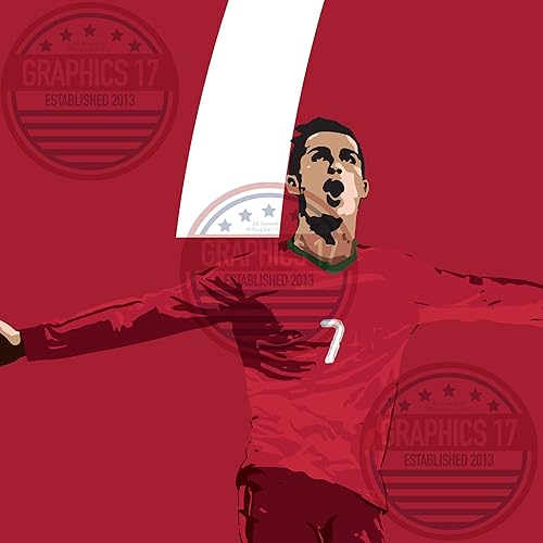 Miniatura 4 de Póster Cristiano Ronaldo - Portugal Art