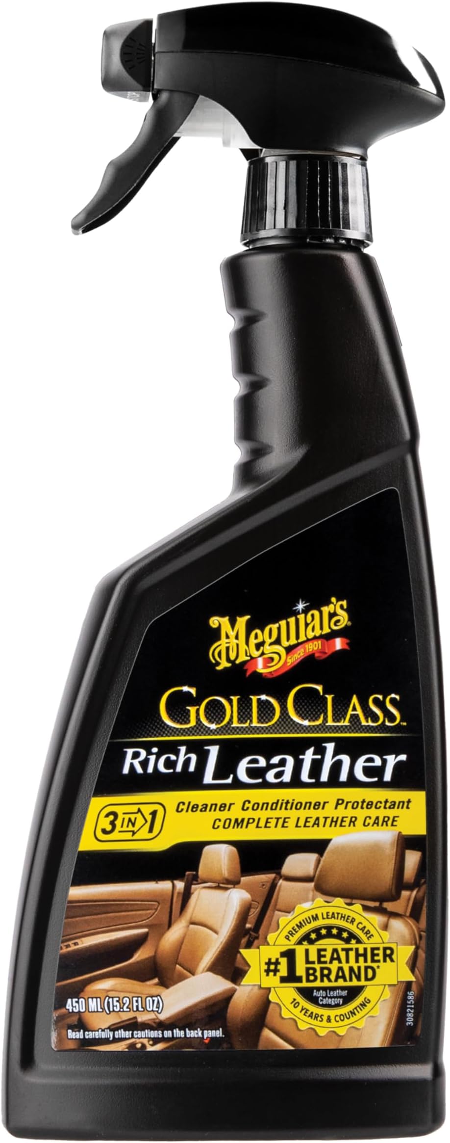 Meguiar's Gold Class Rich Leather Spray for Car Interiors (450ml)
